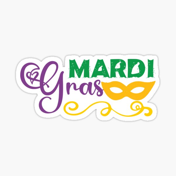 Mobile Mardi Gras Stickers