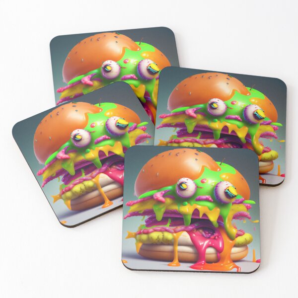 Item preview, The Slimey Pistachios Burger designed and sold by CreepyDesigns.