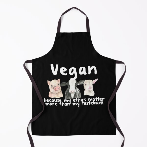 Item preview, Vegan because_watercolor_white text designed and sold by quinnhopp.