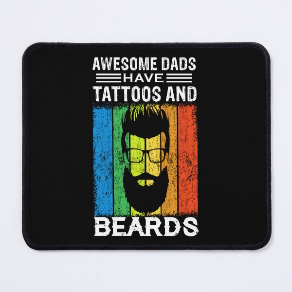 Item preview, Awesome Dads Have Tattoos and Beards designed and sold by FanityPrints.