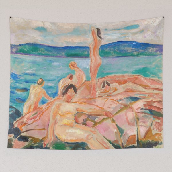 Item preview, Edvard Munch: Midsummer, 1915 designed and sold by Vintage Wall Art.