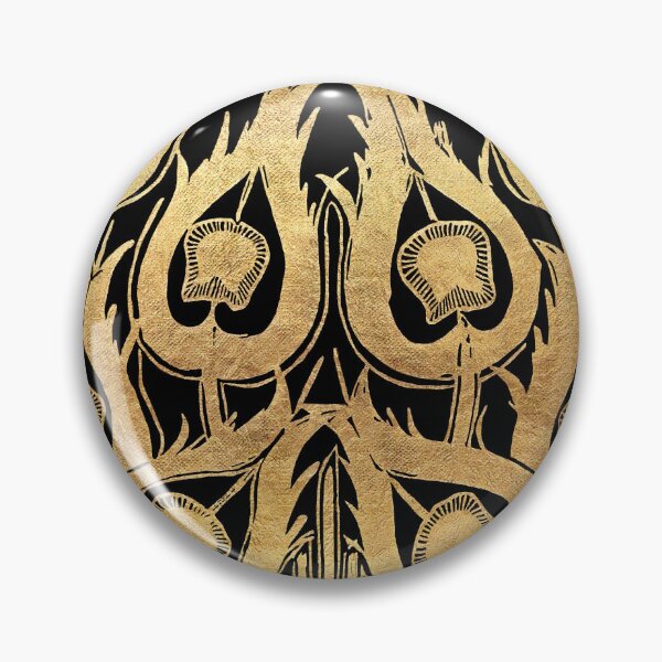 Item preview, Femme Fatale, elegant black and gold colored peacock feathers designed and sold by Glimmersmith.