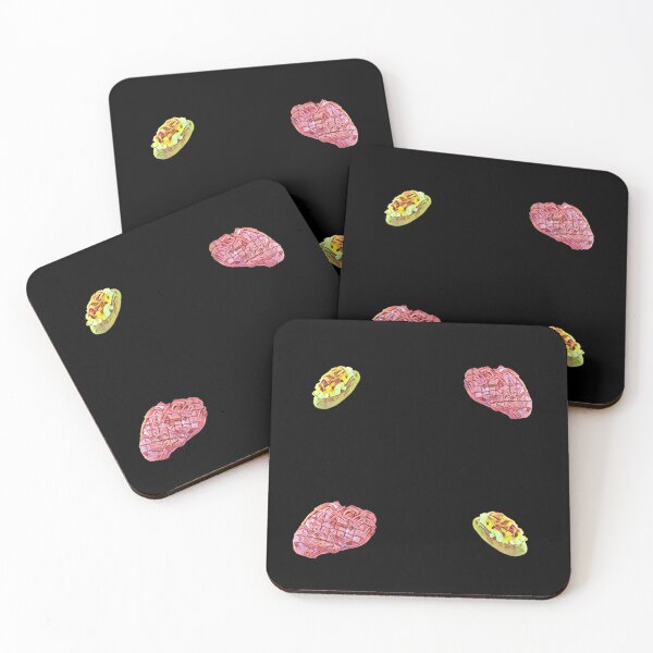 Item preview, Steak and Loaded Baked Potato Pattern - Stickers Socks and More designed and sold by Dude  Stuff.