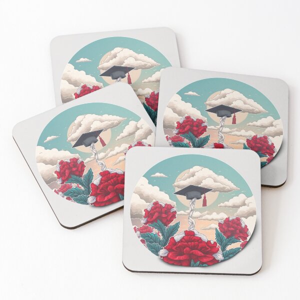 Item preview, a graduation with red flowers designed and sold by sammgdesign.