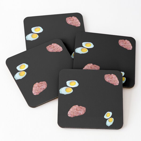 Item preview, Steak and Eggs Breakfast Pattern - Stickers Socks and More designed and sold by Dude  Stuff.