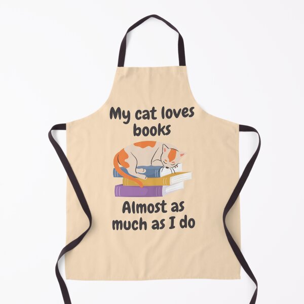 Item preview, My cat loves books almost as much as I do designed and sold by PellSilversmith.