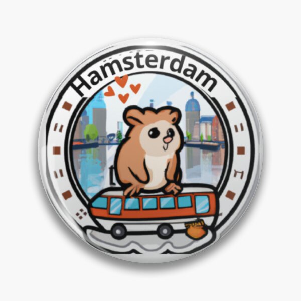 Item preview, Funny hamster travels to Amsterdam- hamsterdam  designed and sold by sweetiejojo.