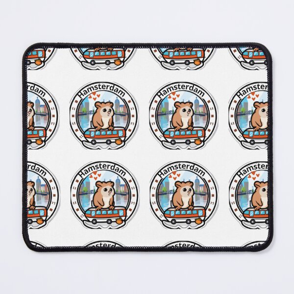 Item preview, Funny hamster travels to Amsterdam- hamsterdam designed and sold by sweetiejojo.