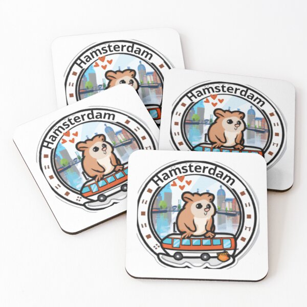 Item preview, Funny hamster travels to Amsterdam- hamsterdam  designed and sold by sweetiejojo.