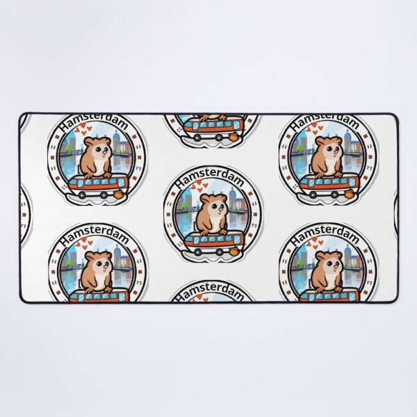 Item preview, Funny hamster travels to Amsterdam- hamsterdam designed and sold by sweetiejojo.