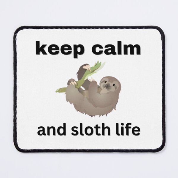 Item preview, cute T-shrit keep calm and sloth life designed and sold by dfxupt.