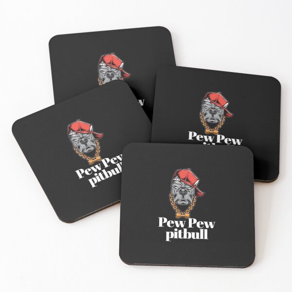 Artikelvorschau, Pew Pew Gangster Pitbull - Pew Pew Pitbull - lustiges Pew Pew Design entworfen und verkauft von Basma Store.
