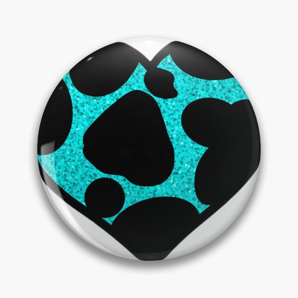 Item preview, Turquoise glitter heart  designed and sold by TheBigBlue.