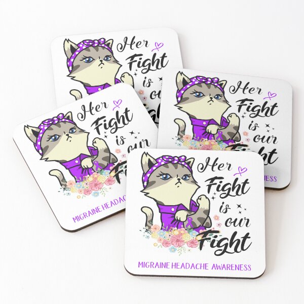 Item preview, Migraine Headache Awareness - Her Fight is our Fight designed and sold by RekaJoJo.