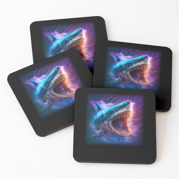 Item preview, Mutant Shark With Big Teeth Purple designed and sold by EbnerPrints.
