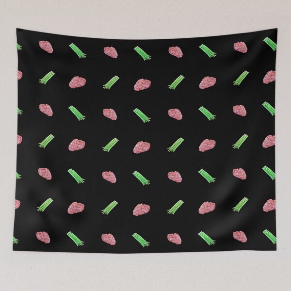 Item preview, Steak and Asparagus Pattern  - Stickers Socks and More designed and sold by Dude  Stuff.