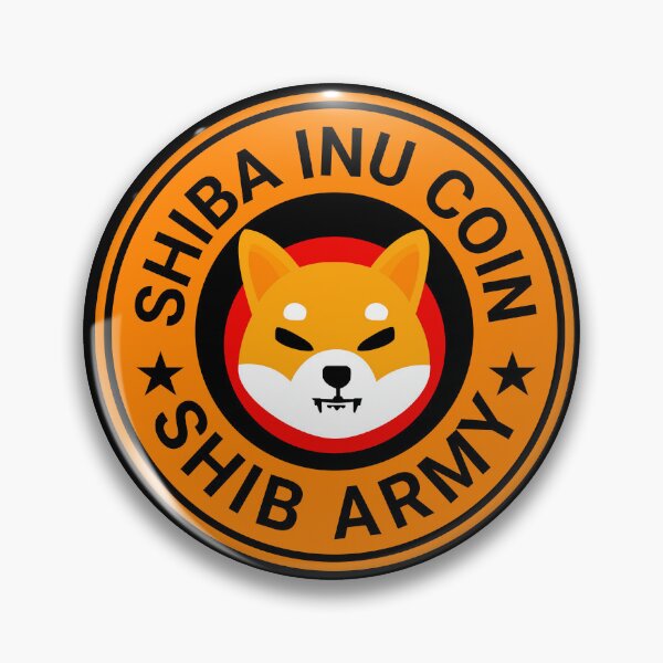 Artikelvorschau, Shiba Inu Münze Krypto Kryptowährung Shib Army Orange Variante entworfen und verkauft von DreamSwiftly.