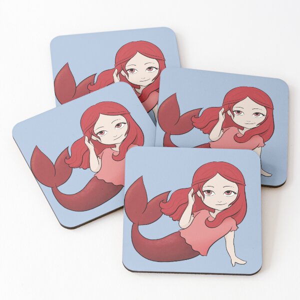 Item preview, Red Mermaid - Variation 1 designed and sold by RoseActress.