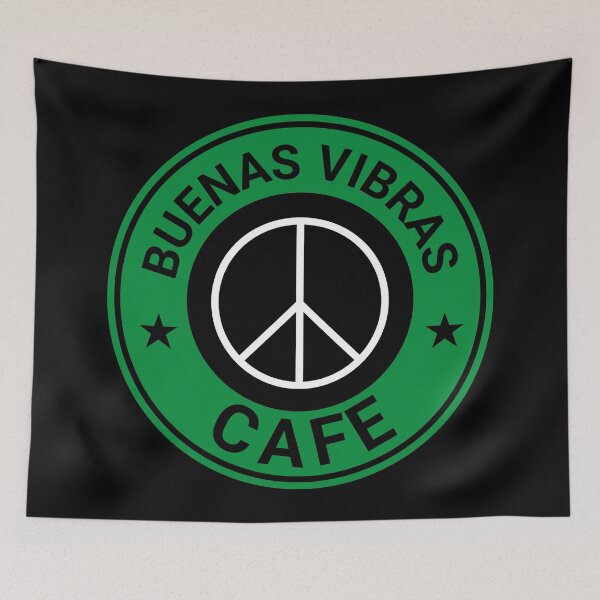 Item preview, Buenas Vibes Good Vibes Coffee Shop & Bakery designed and sold by DreamSwiftly.