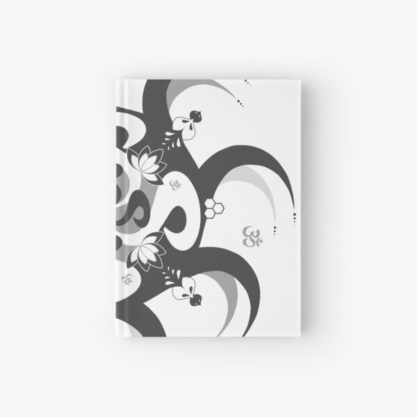 Shee Mandala Spiral with Om and Lotus Symbol Hardcover Journal