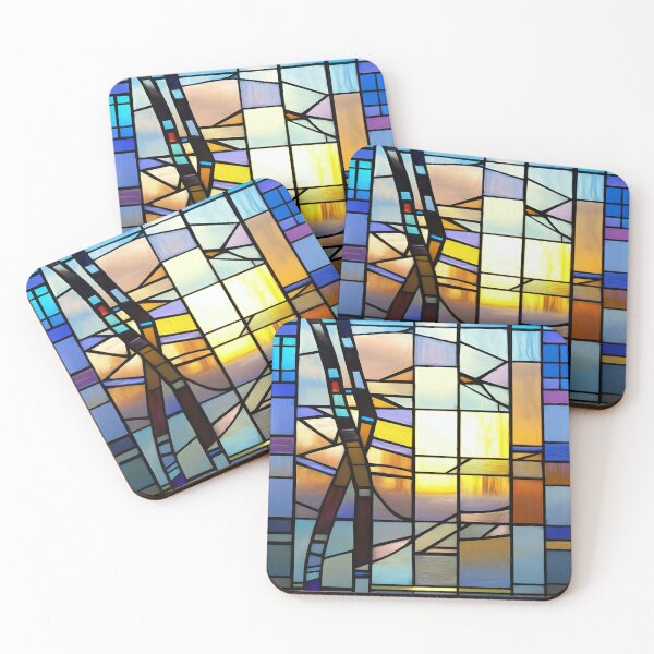 Item preview, Stained glass window, landscape designed and sold by Gala-life1.