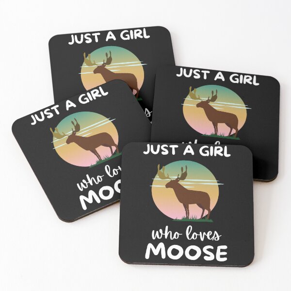 Item preview, Just a Girl Who loves Moose designed and sold by kALENZI.
