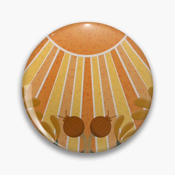 Item preview, Boho Style Sun and Flowers in Yellow and Orange Tones designed and sold by Gsallicat.