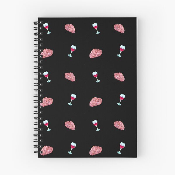 Item preview, Steak and Wine Night Pattern  - Stickers Socks and More designed and sold by Dude  Stuff.