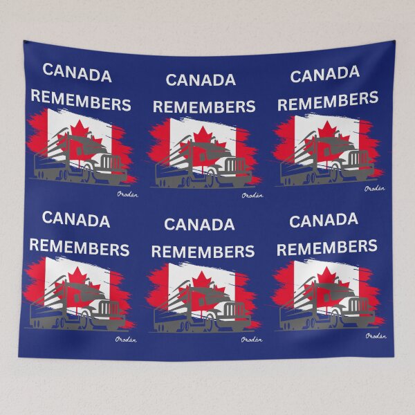 Item preview, Canada remembers THE GREAT CANADIAN FREEDOM CONVOY just a year ago.-political, travel tourism Canada opinion, and just a beautiful design, no words are necessary,   designed and sold by IORODAN.