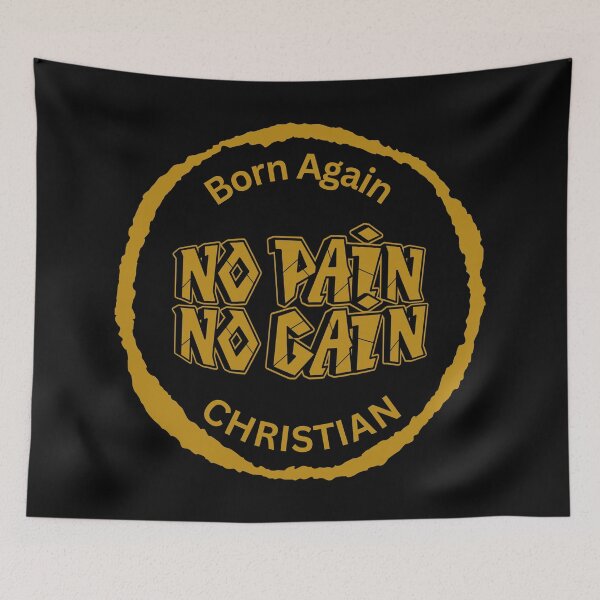 Item preview, Born Again Christian; No Pain No Gain designed and sold by Nancyanna.