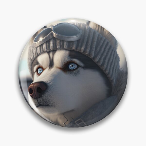 Item preview, Heroic rescue husky designed and sold by Paul Neuhaus.
