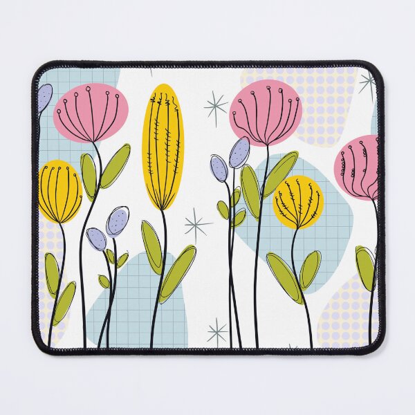 Item preview, MCM Design graphic floral print designed and sold by Melissa S. Anderson Studios.