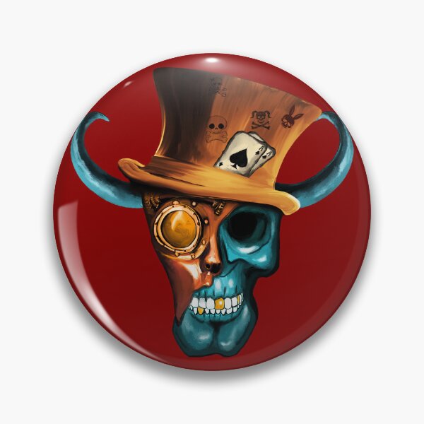 Item preview, Steampunk Pirate Skull Gift designed and sold by InkyGenies.