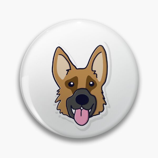 Item preview, German Shepherd Dog with Shadow designed and sold by Nikknakks.