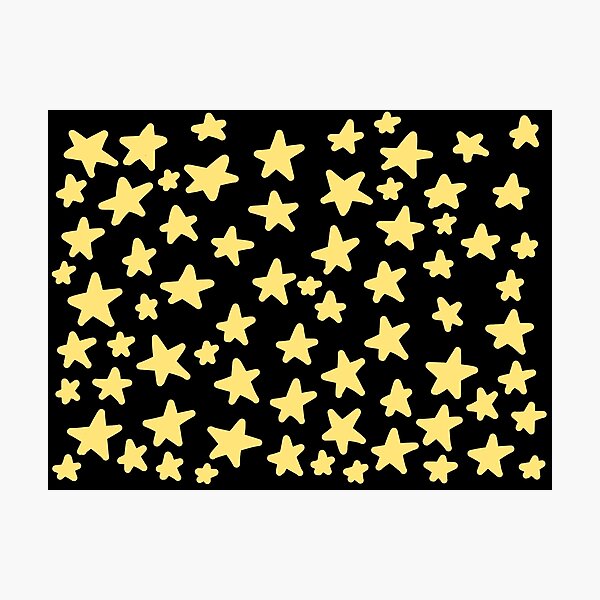 Item preview, Gold scattered stars pattern  designed and sold by charmednight.