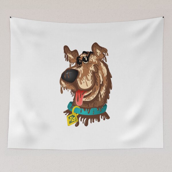 Item preview, Cute Brown dog grime art designed and sold by AmsaOza.