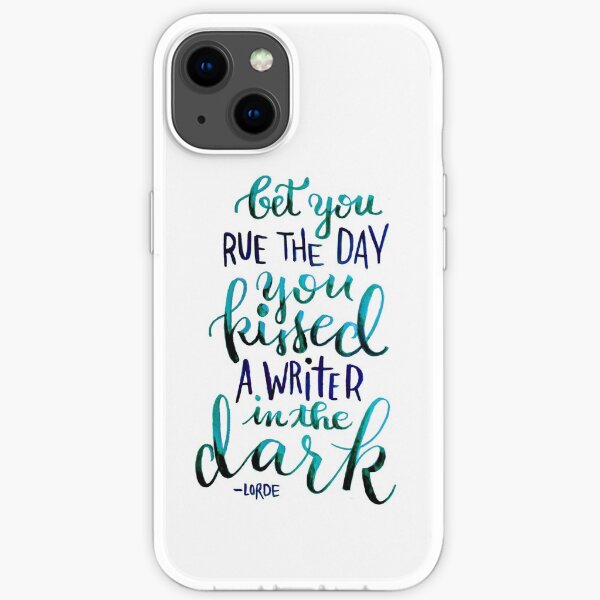Kissed a Writer iPhone Soft Case