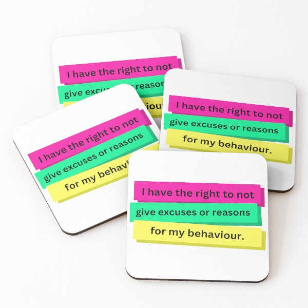 Item preview, No excuses or reasons designed and sold by Em-Arn.