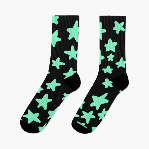 Item preview, Cyan scattered stars pattern  designed and sold by charmednight.