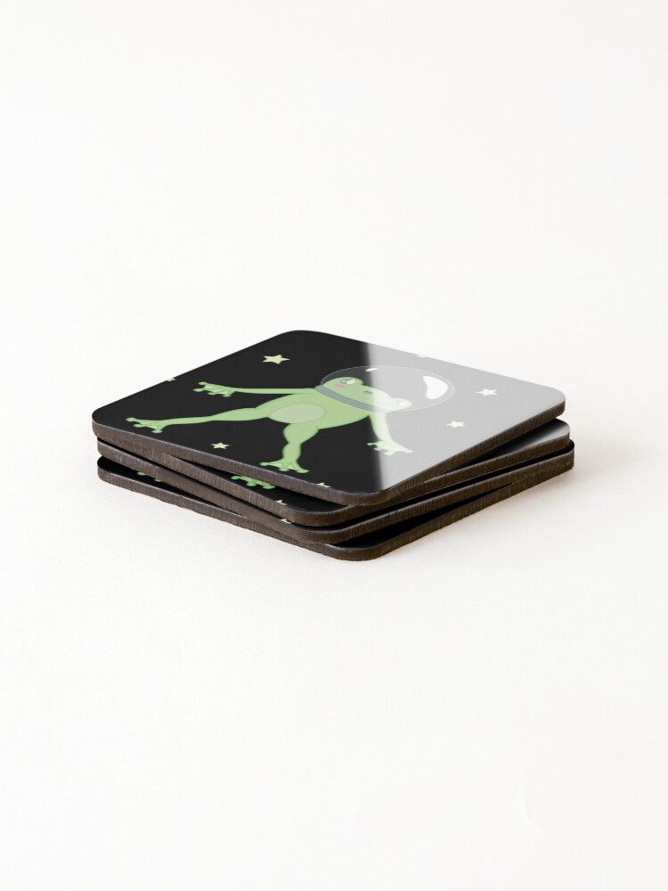 Thumbnail 4 of 5, Coasters (Set of 4), Space Frog designed and sold by Rougetango.
