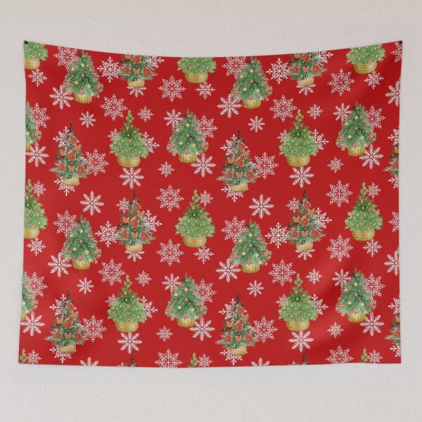 Item preview, Christmas Trees and Snowflakes designed and sold by silviaol.