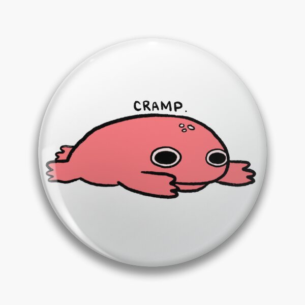 Item preview, Cramp | Sad Red Frog with Tummy Cramps designed and sold by iristocat.