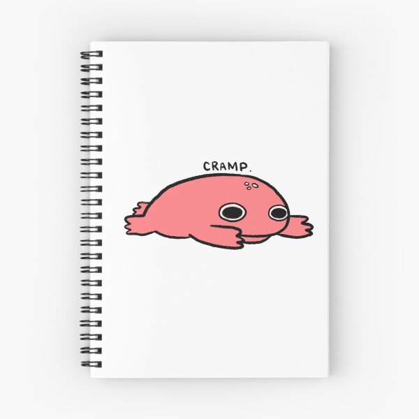Item preview, Cramp | Sad Red Frog with Tummy Cramps designed and sold by iristocat.