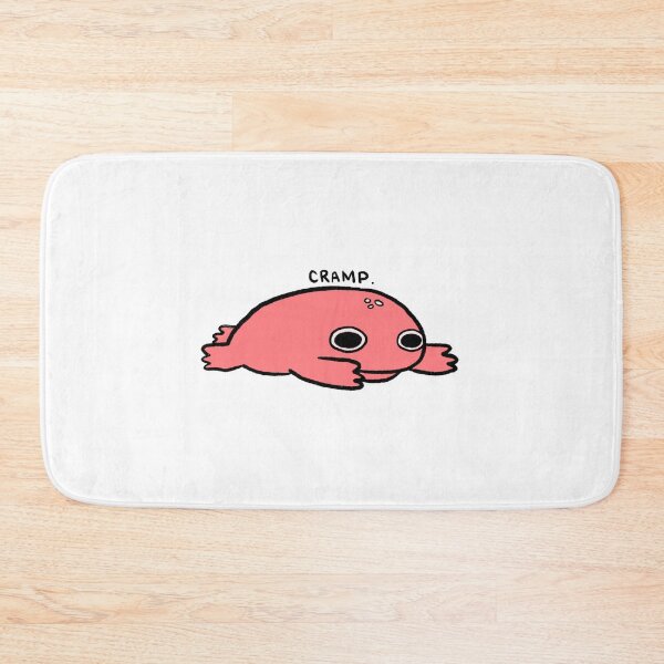Item preview, Cramp | Sad Red Frog with Tummy Cramps designed and sold by iristocat.
