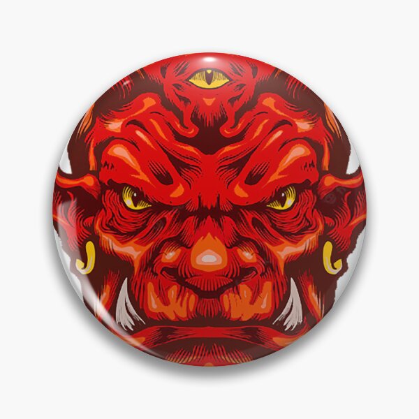 Item preview, Charlatan three eyes scary spooky face awesome art designed and sold by AssamFT.