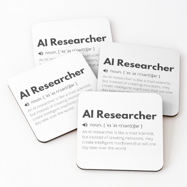 Item preview, Funny AI Researcher Definition, Artificial Intelligence designed and sold by Funny  Definition.