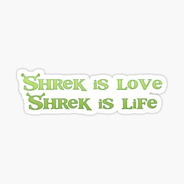 shrek meme Sticker for Sale by james-heath  Pegatinas, Pegatinas para  imprimir gratis, Pegatinas bonitas