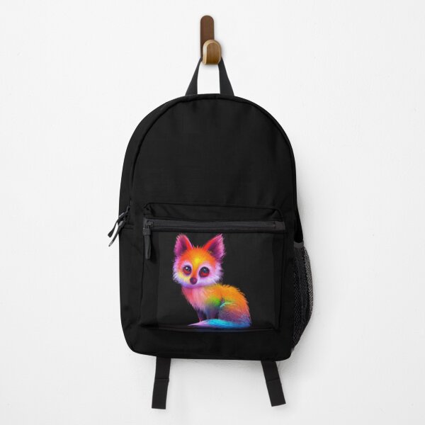 Item preview, Fox Looking Cute with Rainbow Colors designed and sold by phillipbooth.