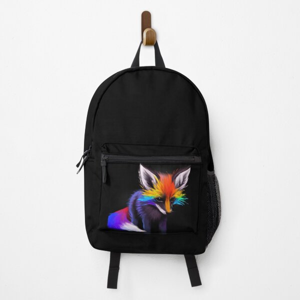Item preview, Fox Looking Cute with Rainbow Colors designed and sold by phillipbooth.