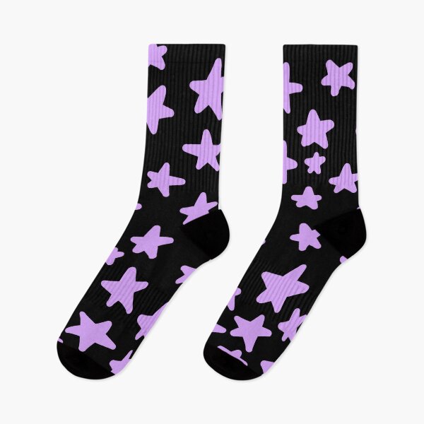 Item preview, Purple scattered stars pattern  designed and sold by charmednight.